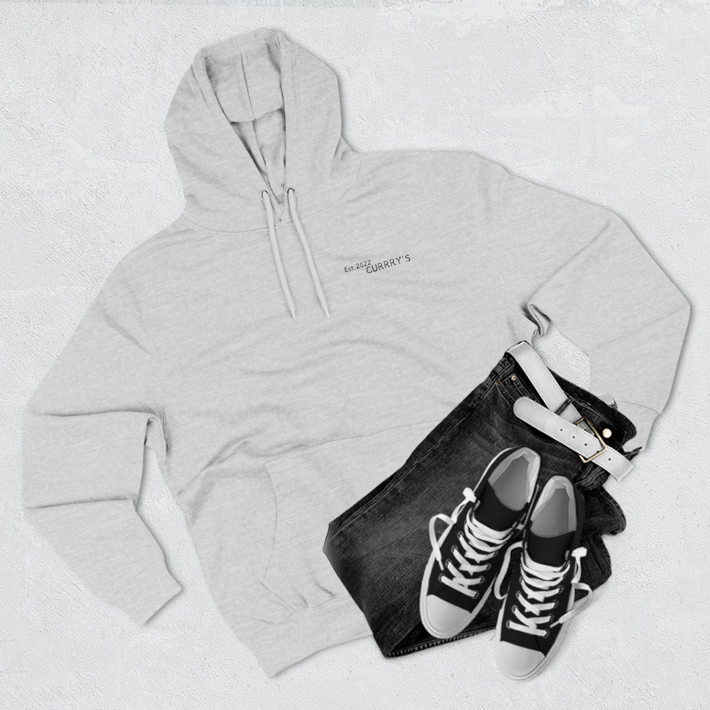 Men's Three-Panel Fleece Hoodie