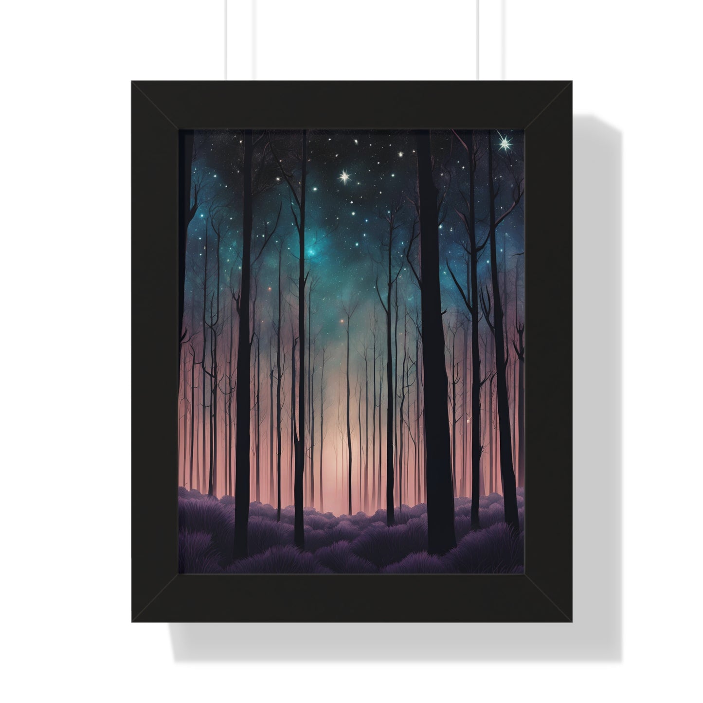 Starry Night Forest