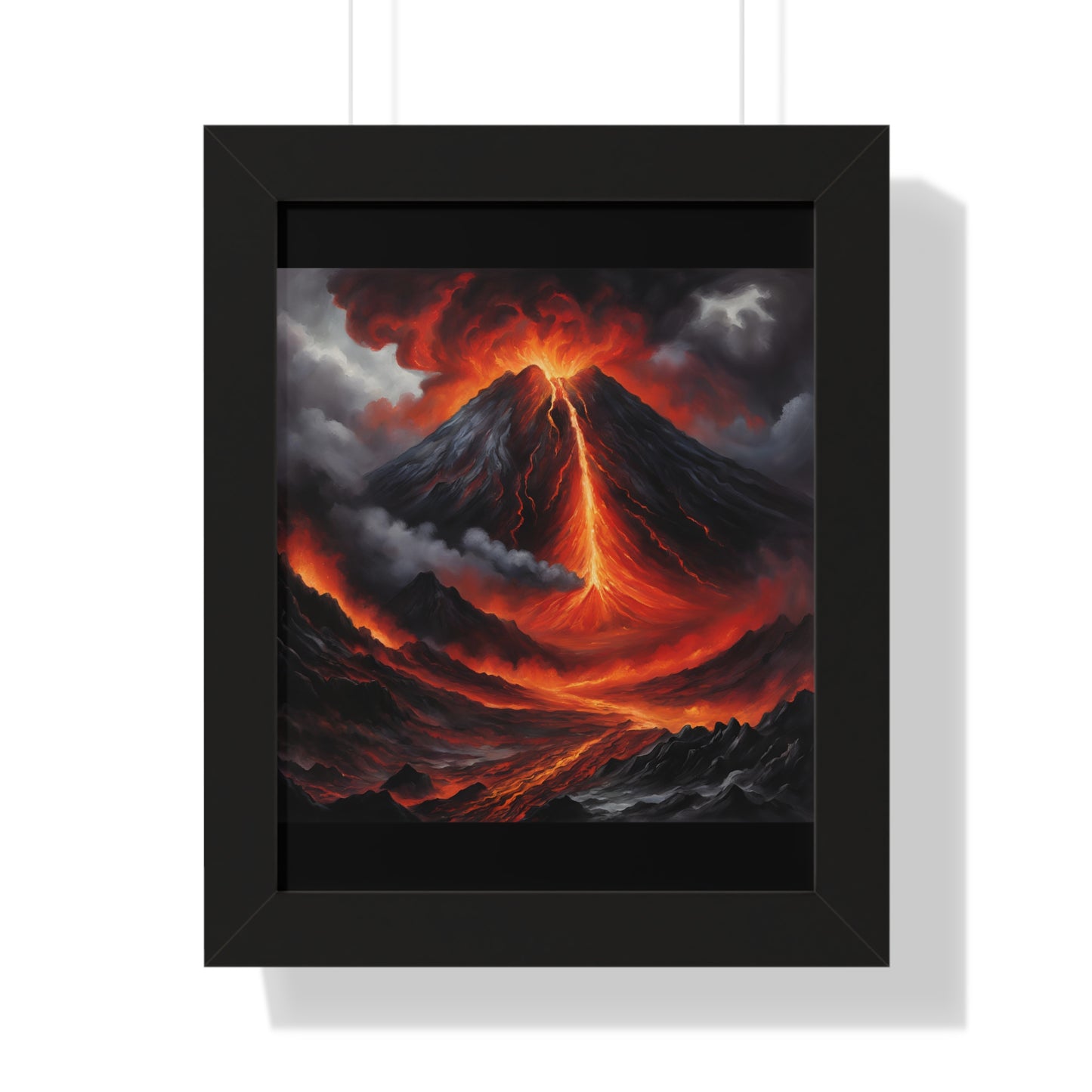 Erupting Volcano Poster