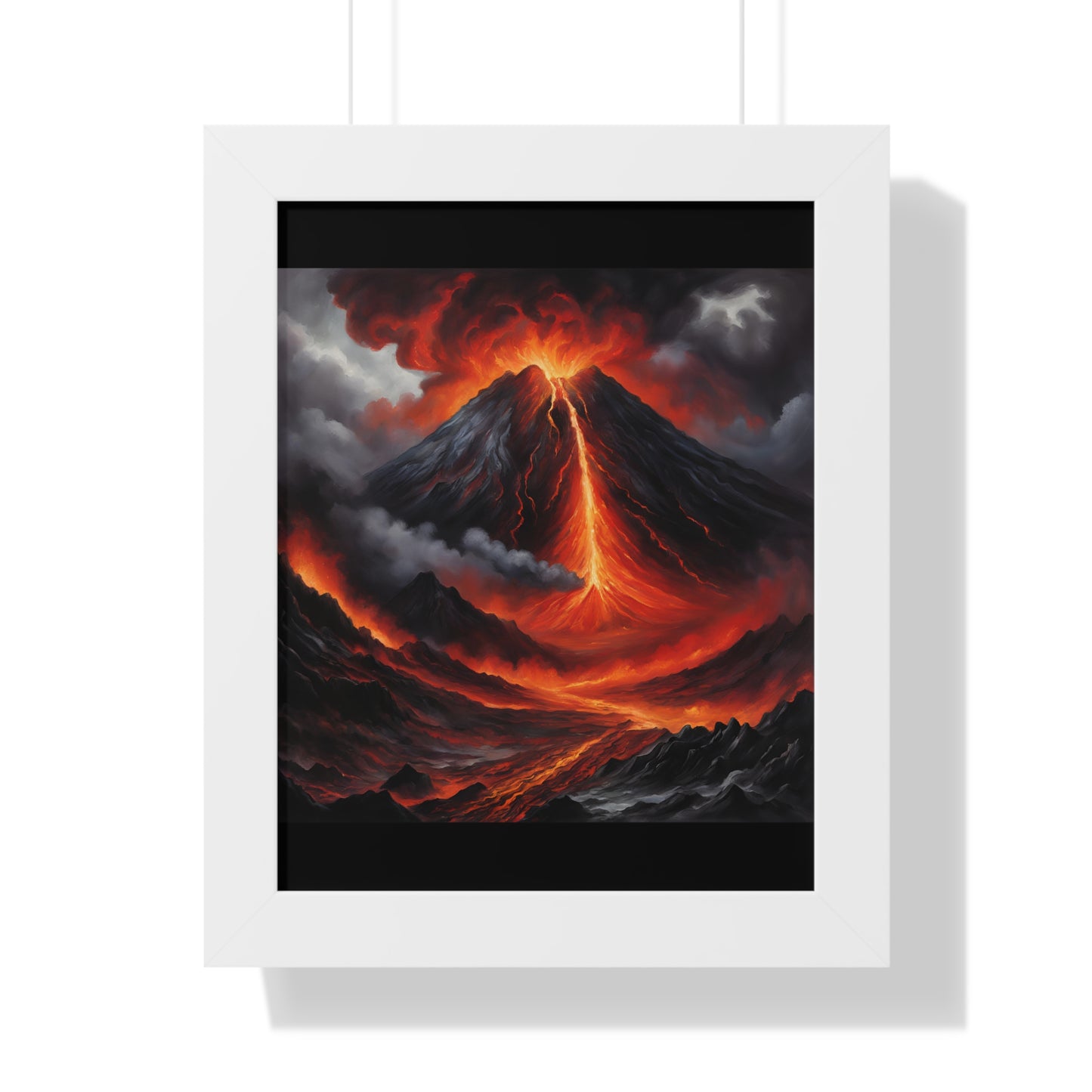 Erupting Volcano Poster