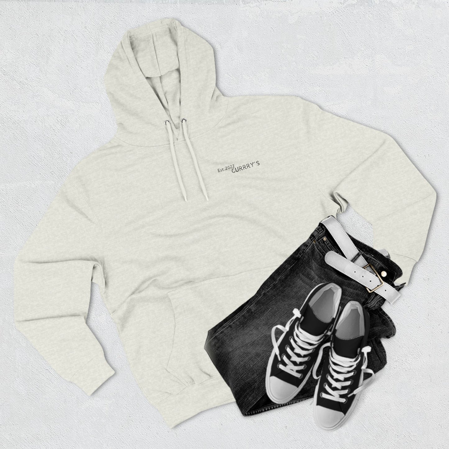 Men's Three-Panel Fleece Hoodie