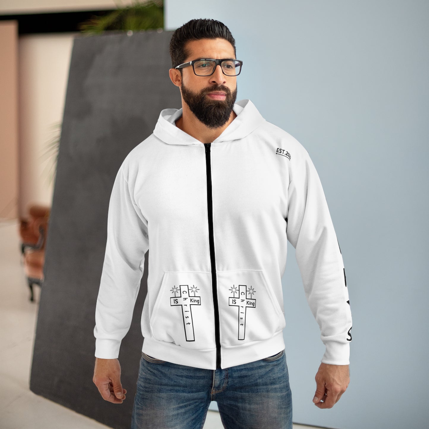 Mens Zip up Hoodie