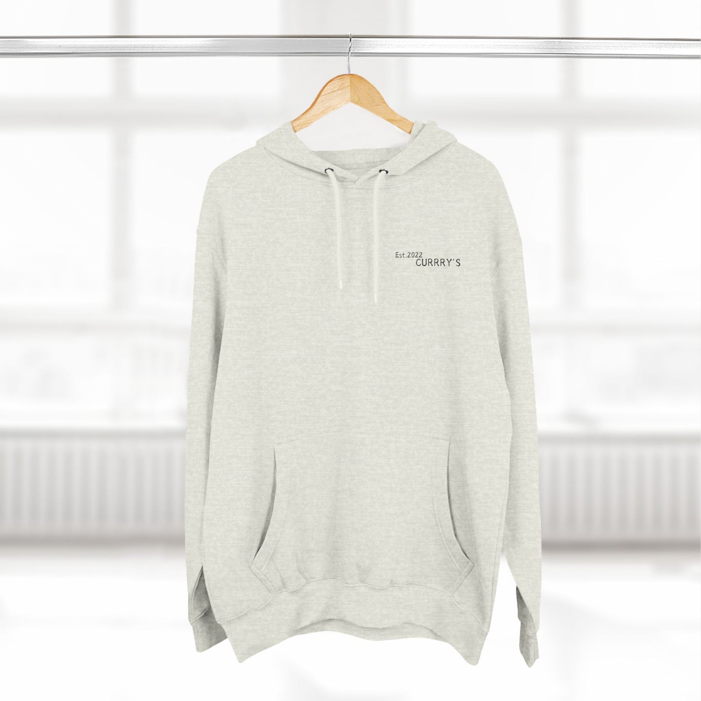 Men's Three-Panel Fleece Hoodie